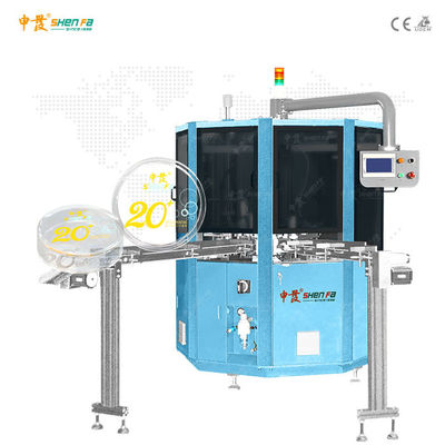 Timbratura Calda Automatica Della Stampatrice Dello Schermo Della Scatola Piana Cosmetica Del Fondament