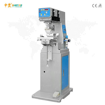 单色半自动垫印刷机用于小型工件