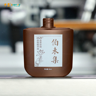 2颜色丝网印刷设备椭圆形广场瓶子