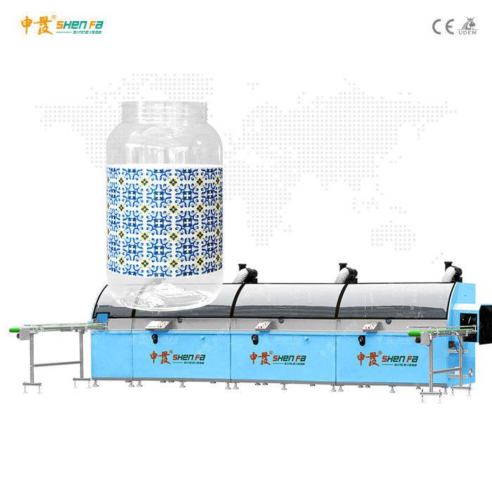 印象automática de la pantalla de los colors ultraviolet de la sequedad 1-3 para la botella del galón